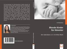 Blonde Kinder für Himmler kitap kapağı