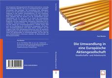 Die Umwandlung in eine Europäische Aktiengesellschaft的封面