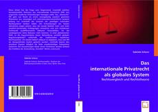 Das internationale Privatrecht als globales System kitap kapağı