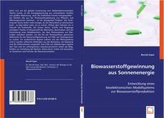 Buchcover von Biowasserstoffgewinnung aus Sonnenenergie