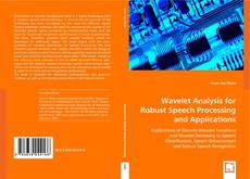 Wavelet Analysis For Robust Speech Processing and Applications kitap kapağı