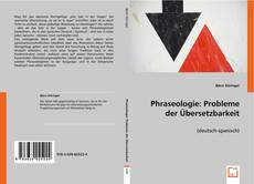 Buchcover von Phraseologie: Probleme der Übersetzbarkeit