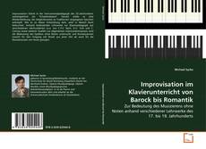 Capa do livro de Improvisation im Klavierunterricht von Barock bis Romantik 