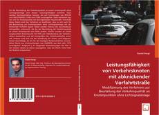 Buchcover von Leistungsfähigkeit von Verkehrsknoten mit abknickender Vorfahrtstraße