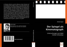 Buchcover von Der Spiegel als Kinematograph