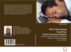 Portada del libro de FDI in Developing Countries, Three Countries Analysis