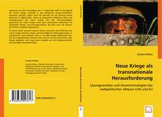 Neue Kriege als transnationale Herausforderung kitap kapağı