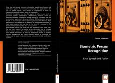 Biometric Person Recognition的封面