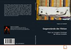 Portada del libro de Gegenstände der Fiktion