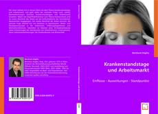 KRANKENSTANDSTAGE UND ARBEITSMARKT kitap kapağı