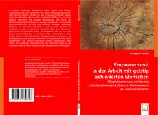 Empowerment in der Arbeit mit geistig behinderten Menschen的封面