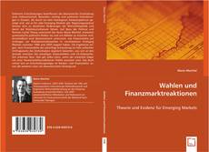 Buchcover von Wahlen und Finanzmarktreaktionen