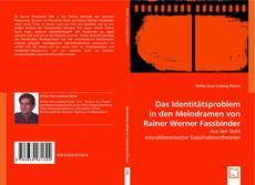 Buchcover von Das Identitätsproblem in den Melodramen von Rainer Werner Fassbinder