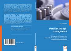 Buchcover von Instandhaltungsmanagement