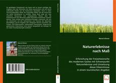 Naturerlebnisse nach Maß kitap kapağı