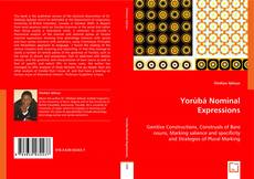 Yorùbá Nominal Expressions kitap kapağı