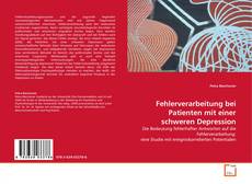 Fehlerverarbeitung bei Patienten mit einer schweren Depression的封面