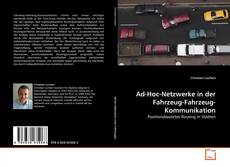 Bookcover of Ad-Hoc-Netzwerke in der Fahrzeug-Fahrzeug-Kommunikation