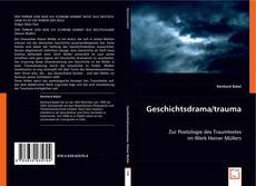 Geschichtsdrama/trauma kitap kapağı