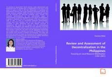 Portada del libro de Review and Assessment of Decentralization in the Philippines