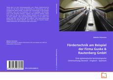 Fördertechnik am Beispiel der Firma Guske kitap kapağı