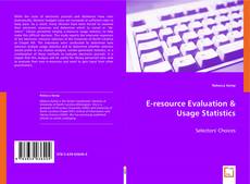 E-resource Evaluation & Usage Statistics kitap kapağı