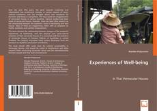 Experiences of Well-being kitap kapağı