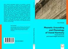 Phonetic Grounding and Phonology of Vowel Harmony kitap kapağı