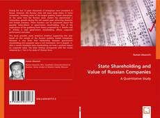 State Shareholding and Value of Russian Companies的封面