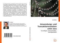 Anwendungs- und Transaktionsisolation unter Java kitap kapağı