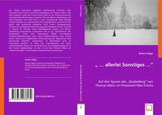 Portada del libro de " ... allerlei Sonstiges ... "