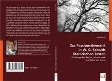 Zur Passionsthematik
in W. G. Sebalds literarischen Texten kitap kapağı