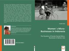 Women`s Micro-Businesses in Indonesia kitap kapağı