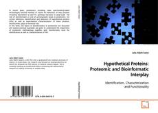 Couverture de Hypothetical Proteins: Proteomic and
Bioinformatic Interplay