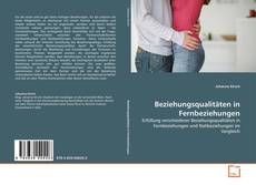 Обложка Beziehungsqualitäten in Fernbeziehungen