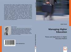 Managing Higher Education kitap kapağı