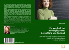 Capa do livro de Ein Vergleich der Bildungssysteme: Deutschland und
Finnland 