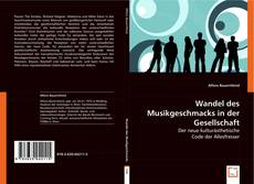 Wandel des Musikgeschmacks in der Gesellschaft kitap kapağı