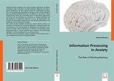 Information processing in anxiety kitap kapağı