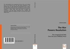 Copertina di The War Powers Resolution