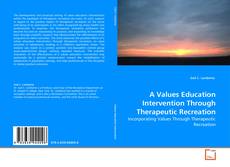 Обложка A Values Education Intervention Through Therapeutic Recreation