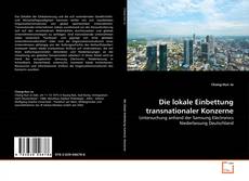 Portada del libro de Die lokale Einbettung transnationaler Konzerne