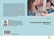 Portada del libro de "Critical Period"- Hypothese