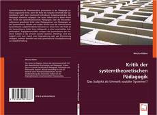 Kritik der systemtheoretischen Pädagogik的封面