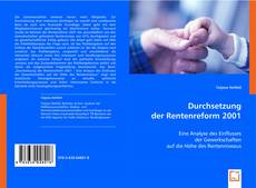 Buchcover von Durchsetzung der Rentenreform 2001