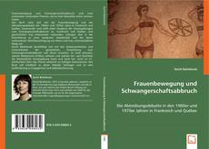 Frauenbewegung und Schwangerschaftsabbruch kitap kapağı