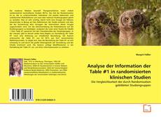 Bookcover of Analyse der Information der Table #1 in randomisierten klinischen Studien