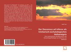 Portada del libro de Der Descensus ad inferos als trinitarisch-eschatologisches Heilsereignis