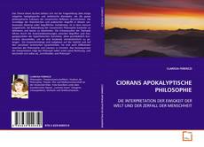 Couverture de CIORANS APOKALYPTISCHE PHILOSOPHIE