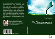 Portada del libro de Wiki-Wissensmanagement